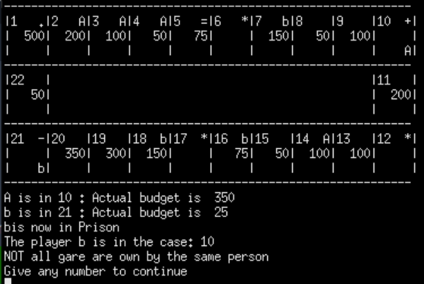 Player A is send to prison